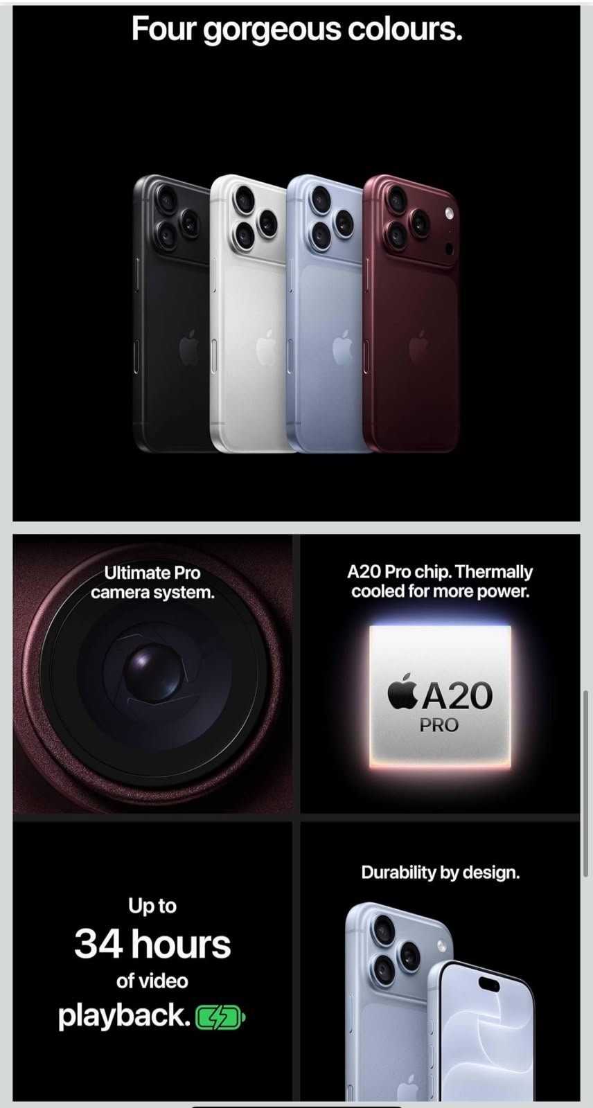 iPhone 18 Pro (1 TB) - Burgundy - Image 2